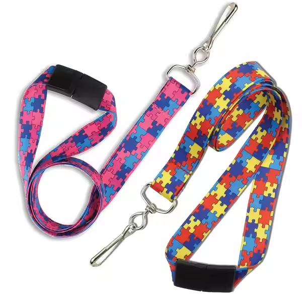 Factory custom Lanyard With Logo High Quality Personalized Custom Logo Aviation Neck Strap Silk Screen Printed Polyester Airline Air Lanyard For Staff