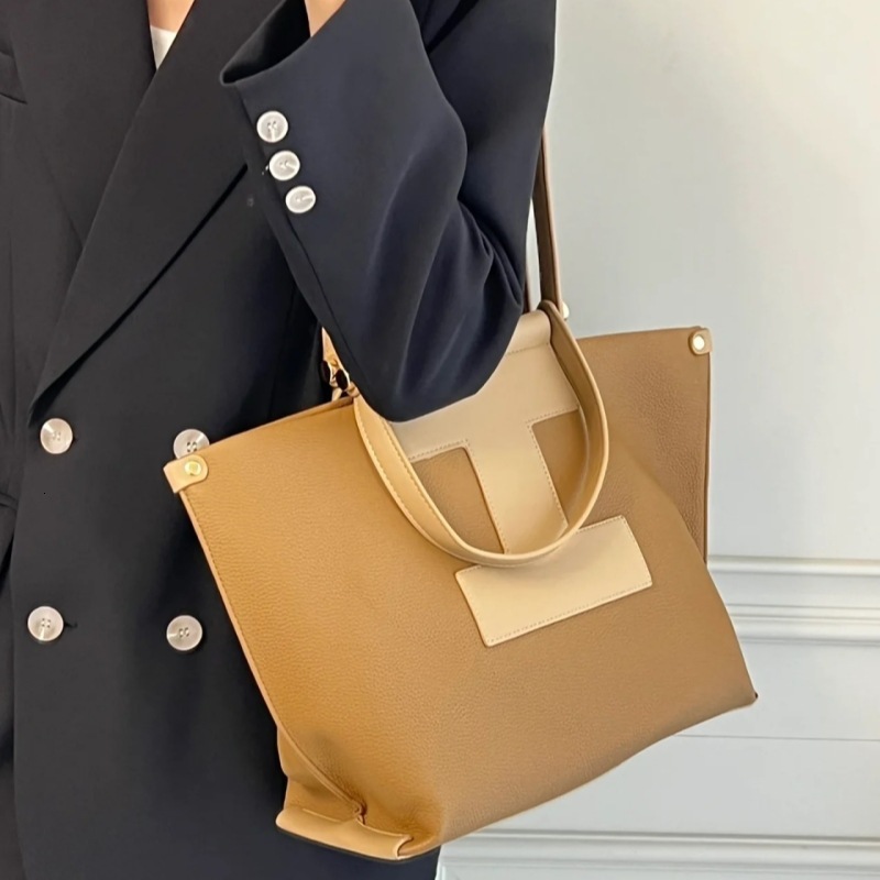 Bag Niche Design Iacucci New Leather Contrasting Color Patchwork Herringbone Bag, Single Shoulder Portable Underarm Tote Women's Bag
