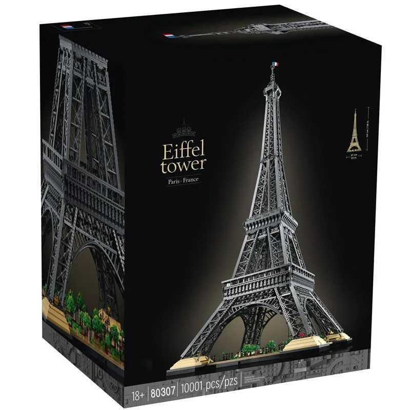Blocks 10001 Pcs Large Eiffel Tower Building Blocks Bricks s Birthday Christmas Gifts Toy Compatible 10307 10181 17002 In Stock S2412211