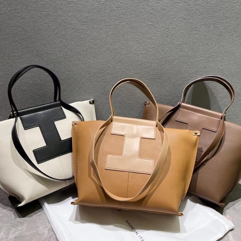 Bag Niche Design Iacucci New Leather Contrasting Color Patchwork Herringbone Bag, Single Shoulder Portable Underarm Tote Women's Bag