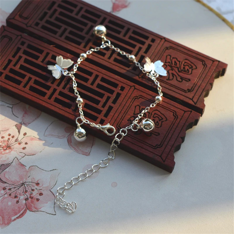 1pcs Tian Guan Ci Fu Hua Cheng Xie Lian Butterfly Decor Bracelet Ancient style Cosplay Accessories Jewelry Women Girl Gift 241220