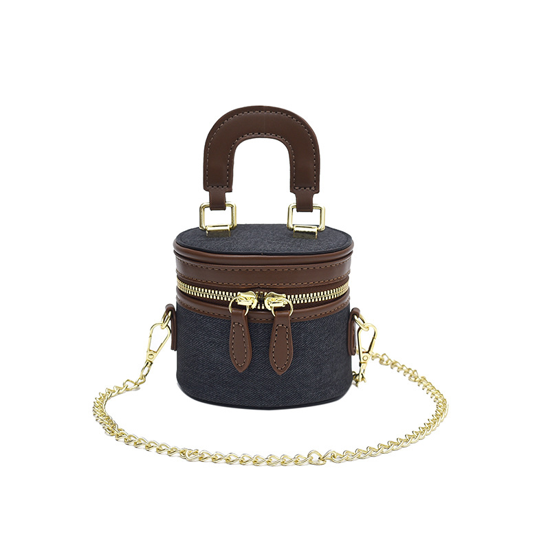 Free shipping 2025 new Single Shoulder Bag Fashion womens Mini bucket crossbody bag with loose change