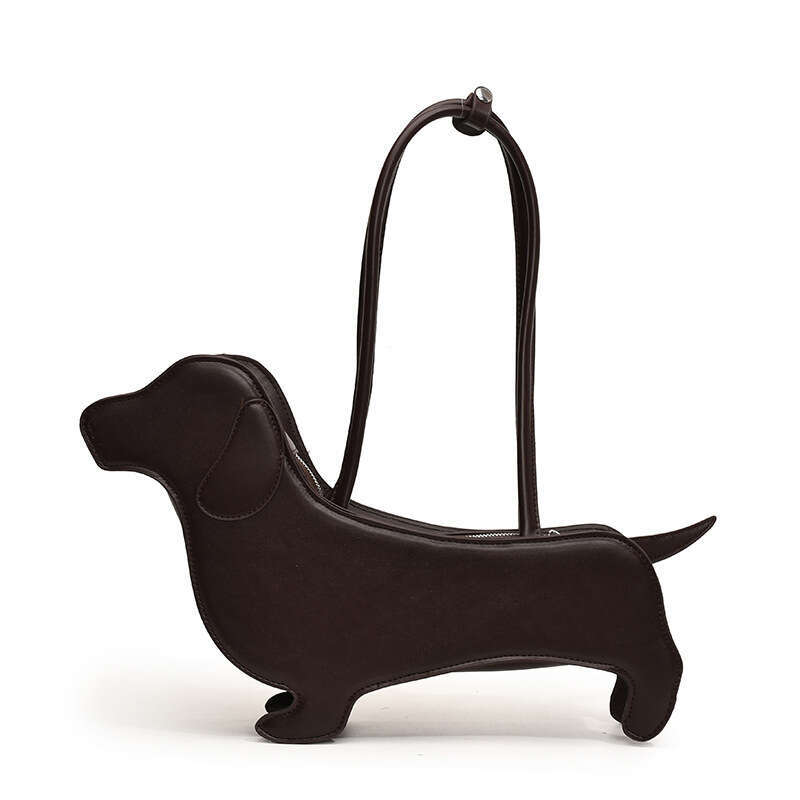 3D Sausage Dog Bag 2024 Autumn New Collection, niche design, shoulder bag, fashionable trend, cute and alien armpit bag