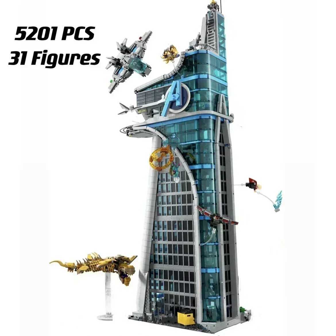 Blocks 5201pcs New 76269 Classic Tower Battle Model Building Blocks Architecture Bricks Street View Toys For s Christmas Gifts S2412211