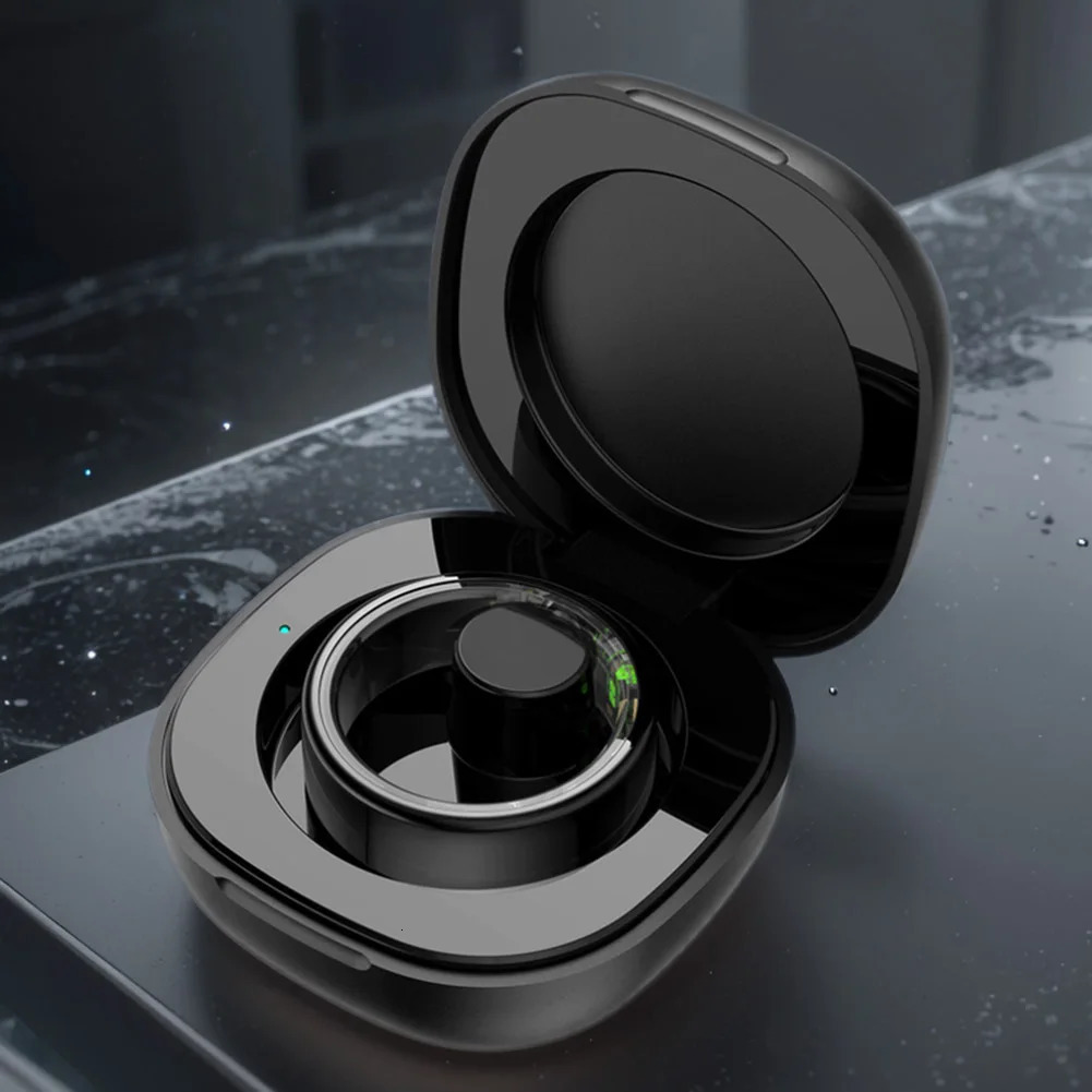 For R02/R03/R06 Smart Ring 200mAh Wireless Charging Case Dock Replacement Charger Case Cradle Dock Station Wireless Charger Case 241220