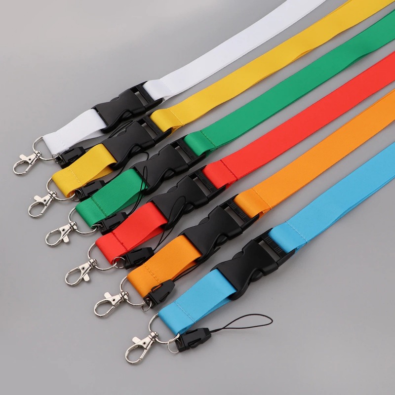 Custom LOGO Mobile Phone Lanyard Neck Hanging Lanyards for Keys ID Card Employee Card Badge Holder Straps Camera Rope