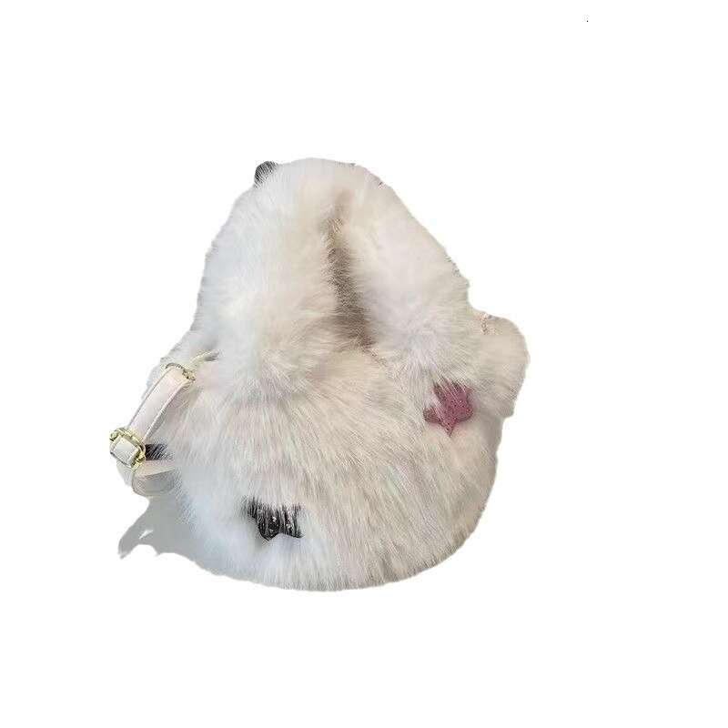 This year's popular casual star furry bag, 2024 autumn and winter new item, furry, high appearance, versatile crossbody bag
