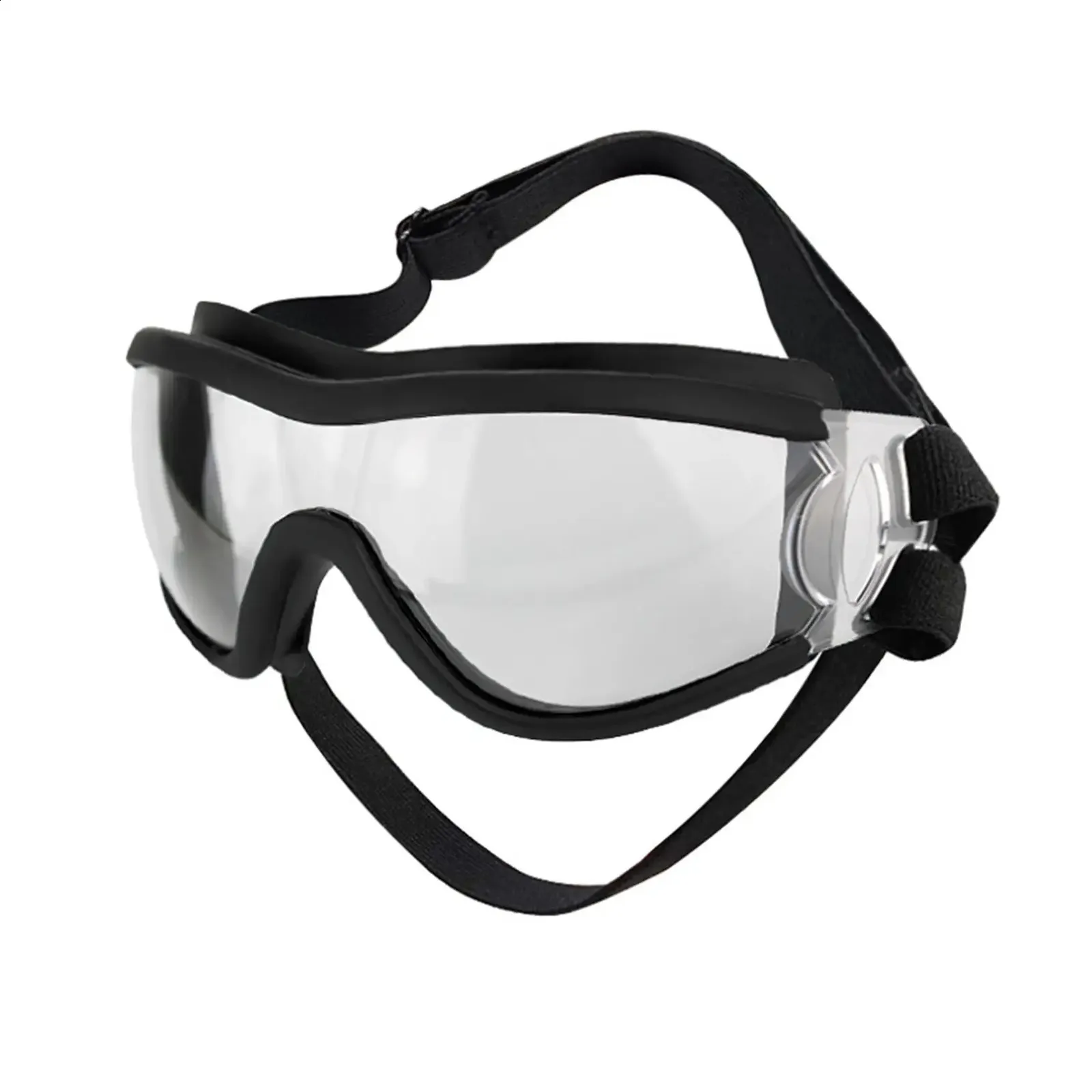 Dog Goggles UV Resistant Waterproof Windproof Sunglasses for Large Dogs Plastic Transparent Frame