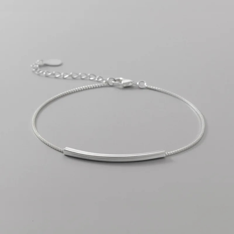 Womens Hand Bracelets Silver 925 Jewelry Can Be Engraved Gift For Girlfriend Box Chain Bracelet Adjustable 100% Silver 241220