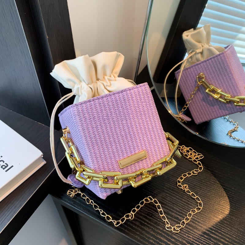 new style Summer New Fashion Chain Handbag Single Shoulder Crossbody Small Square Women's Bag Mixed Batch