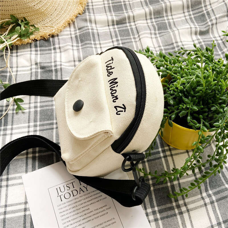 Spring new canvas crossbody small cute student backpack, trendy women's bag, Harajuku shoulder bag