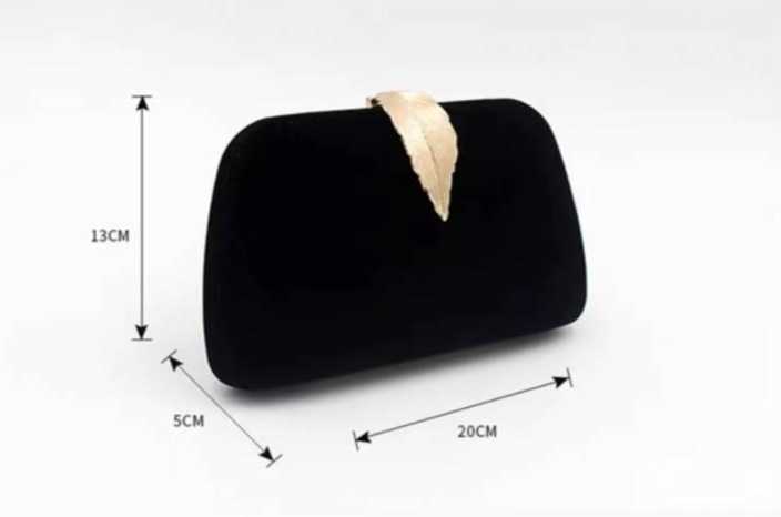 New Banquet Handheld Womens Banquet Flower Leaf Clutch Bag Evening Dress Evening Party Velvet Cheongsam with Evening Dress Bag 240920