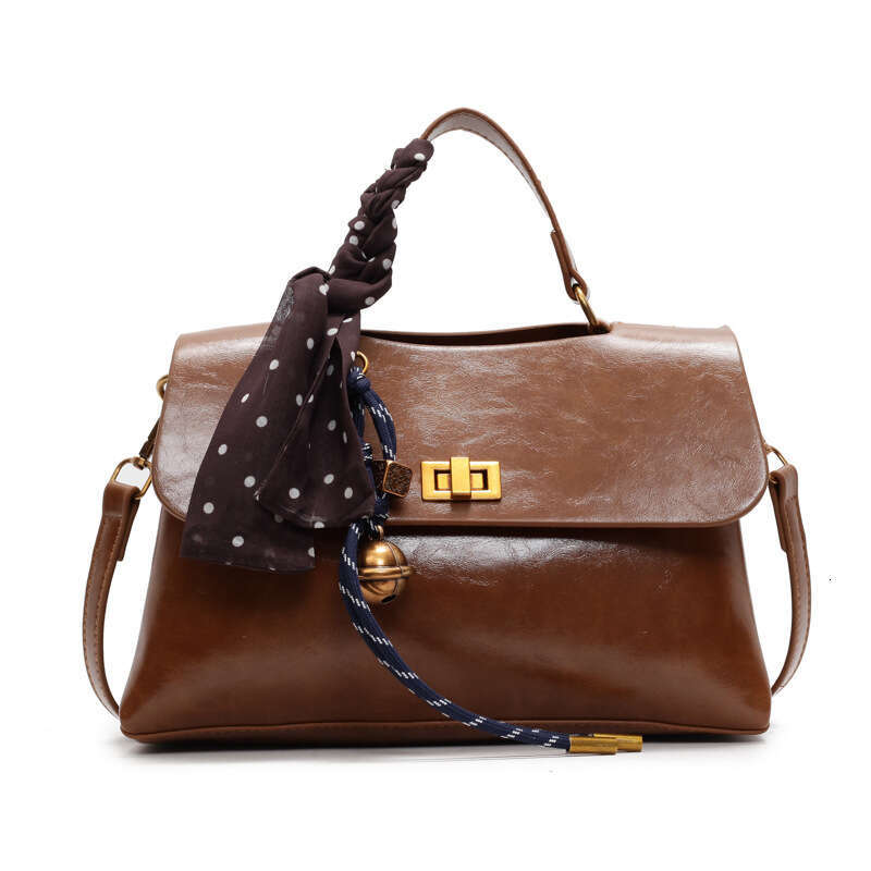 Female high looks niche crossbody 2024 new high-end shoulder female bag handbag silk scarf fashion