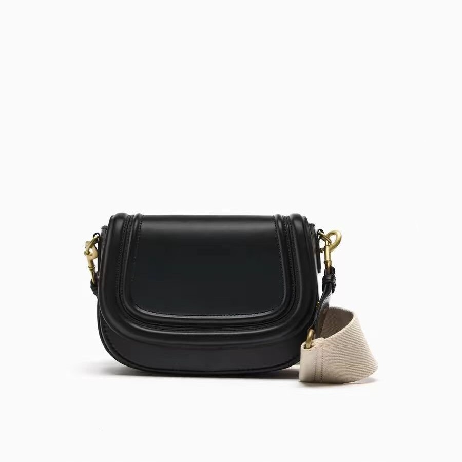 Bag Spanish Women's 2024 New Saddle Magnetic Buckle Flip Cover Decorative Crossbody Bag