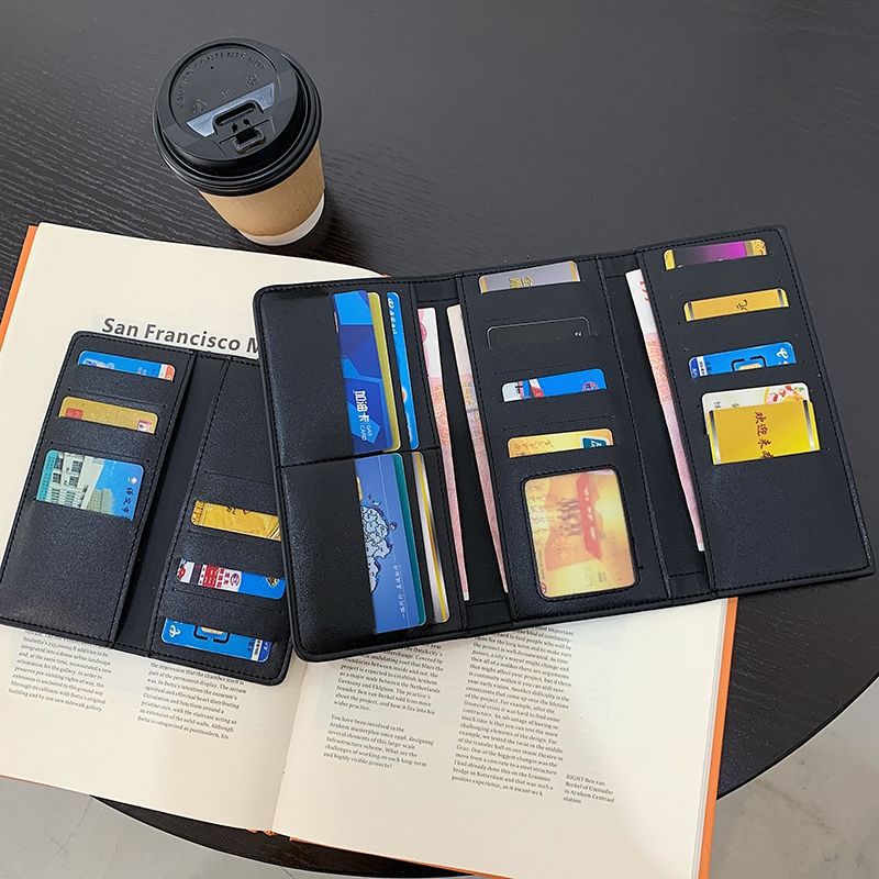 Free shipping 2025 new designer Wallets Card square bag wallet canvas Multiple card slots large capacity handbag