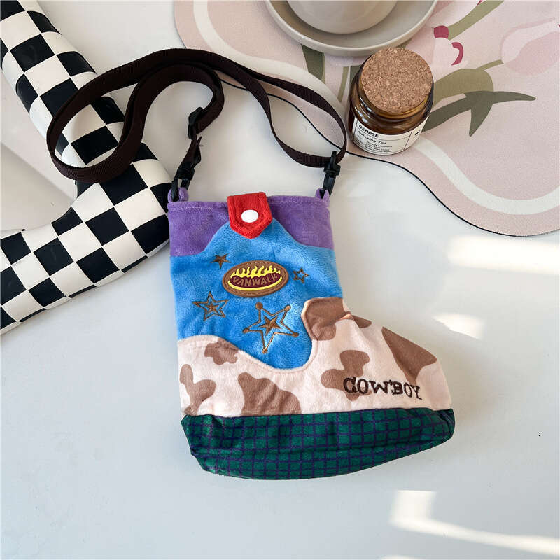 Fury for Women 2024 New Plush Shoes Small Single Shoulder Crossbody Fashionable and Cute Shoe Bag