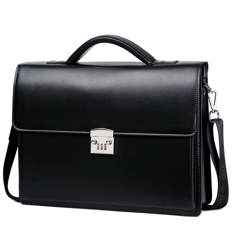 Genuine Leather Men's Crossbody High Quality Business Briefcase Bag Shoulder Messenger Bags Office Handbag Laptop Briefcases