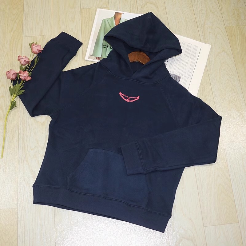 Sweatshirt Photoprint Strass Embellished Cotton Long Sleeve Hooded Sweatshirt Hoodie New Winter Clothes Women