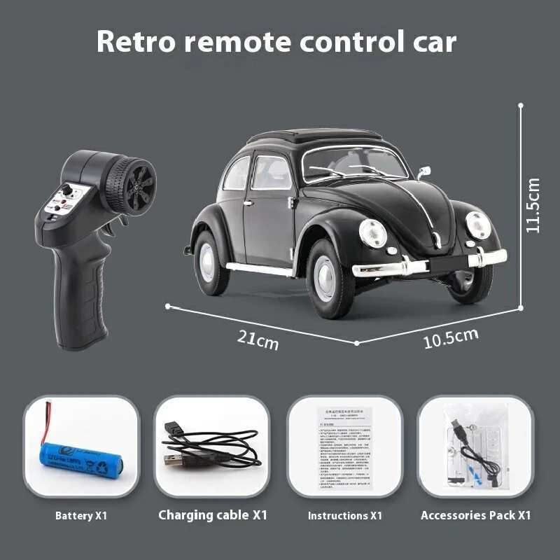 Vintage Beetleside Radio Controlled Automodel - Authentic Look Perfectly Suited Kids
