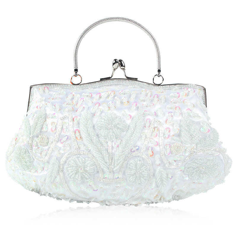 Rare Handmade Bag Pearl Embroidered Dress Bag Clutch Bag Dinner Bag Multicolor Available Womens Tote Bags 240920