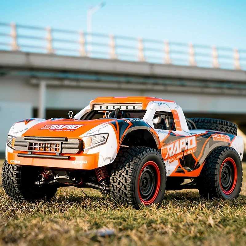 Q130 RC Car 1/14 70 KM/H 4WD Off-road Brushless Motor Remote Control High Speed Drift Pickup Truck Kids Toys Festival GiftsXJ241221
