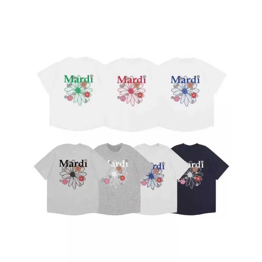 Men's T-Shirts South Korea Mardi Jin Gaoyin Same Dachshund Short-slved Women Men Children T-shirt Tide Small Daisy Tide Brand Printing Y2412206HTC