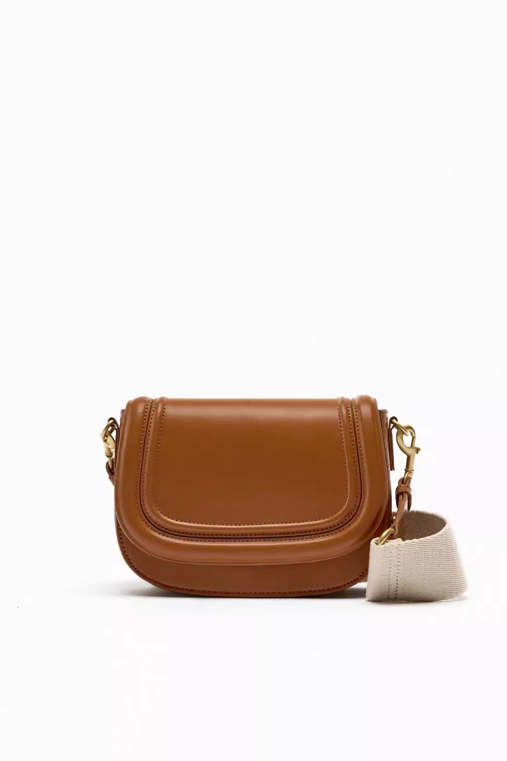 Bag Spanish Women's 2024 New Saddle Magnetic Buckle Flip Cover Decorative Crossbody Bag