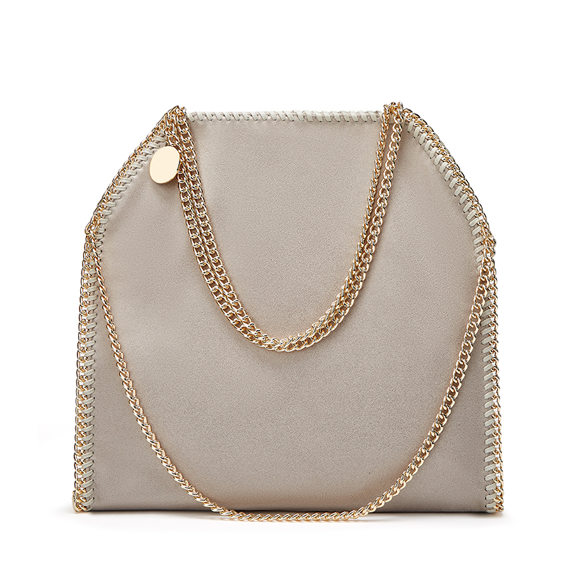 Chain For Women Shoulder Crossbody Brand Casual Ladies Solid Color Wild Handbag Clutch Bags Messenger Bag