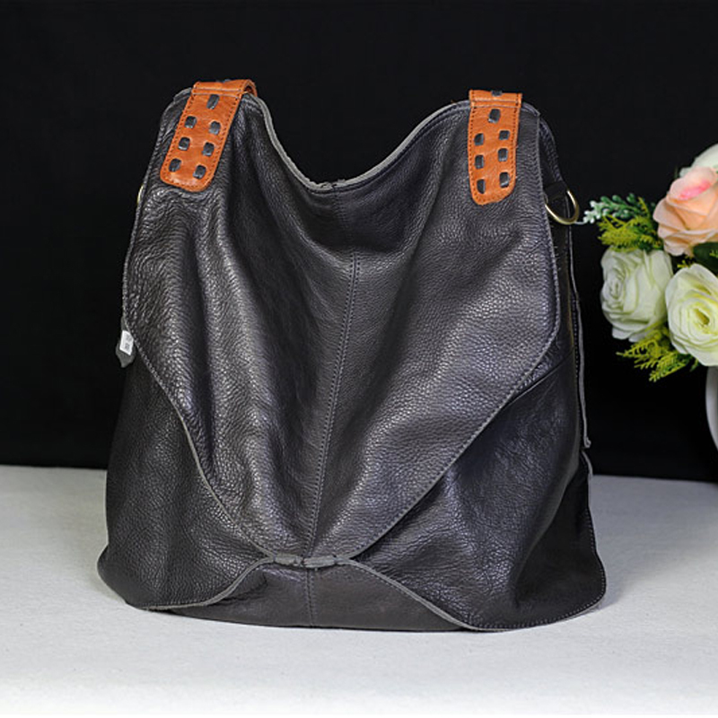 Arliwwi New Fashion 100% Genuine Leather Handbags Large Capacity Hot Design Women Bags Multifunction Shoulder Bag Gs02