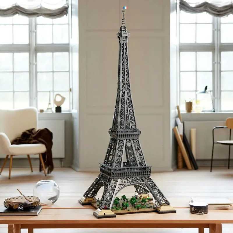 Blocks 10001 Pcs Large Eiffel Tower Building Blocks Bricks s Birthday Christmas Gifts Toy Compatible 10307 10181 17002 In Stock S2412211