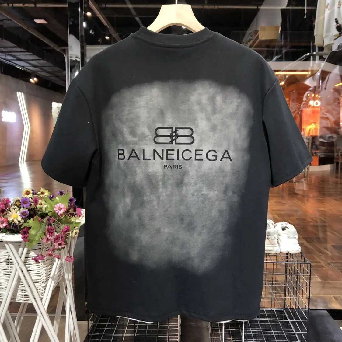 Men's T-Shirts Summer luxury brand cotton retro mens designer clothing flat T-shirt casual mens short sleeved ONeck brand bag T-shirt Y241220PLX4