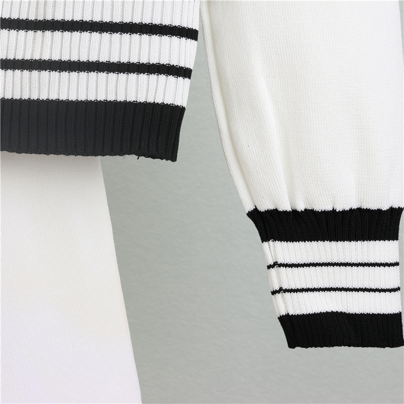 Korean Fashion Casual Knit Two Set Women Sweater Cardigan Wide Leg Pant Suits Tracksuit 2 Piece Sets New Autumn