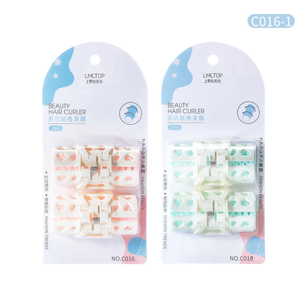 Latin Curl Bobby pin Three plastic rollers Hair tools Hair rollers 241220