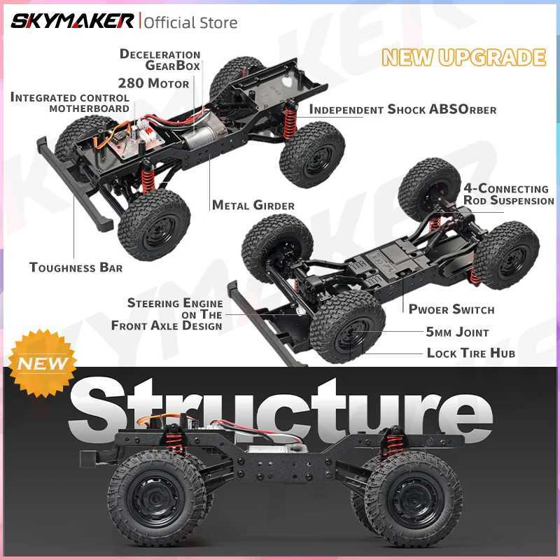 MN99s MN98 1:12 Scale RTW Version 2.4GHz 4WD Rock Crawler Defender - High-Speed Off-Road Remote Controlled Vehicle