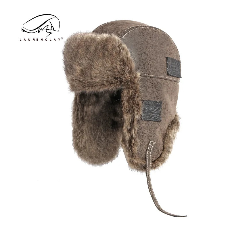 Northeast hat mens winter earmuffs thunder wind hat leather outdoor riding motorcycle earmuffs protective lead hat for women 241220