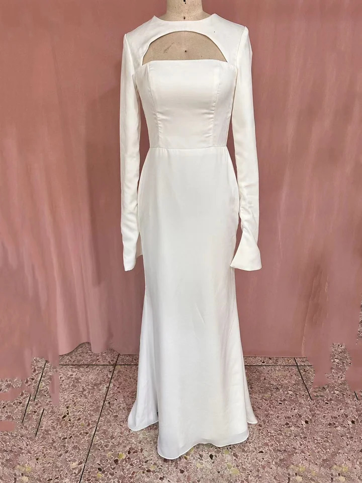 Bella Black Satin Prom Dresses Detachable Shawl Mermaid Wedding Dress Elegant Long Sleeves Customized Vestidos De Fiesta 241217