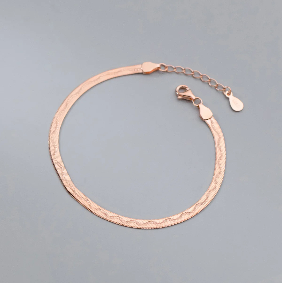 MIQIAO Bracelet For Women 925 Silver Jewelry Female Trend Fine Chains On Hand 925 Sterling Silver Rose Gold Plated 241220