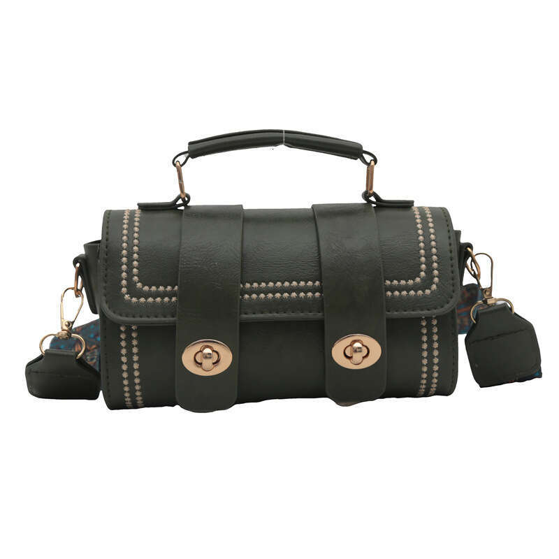 Niche handbag for women 2024 new versatile crossbody bag, trendy and trendy, hand-held Boston cylindrical bag