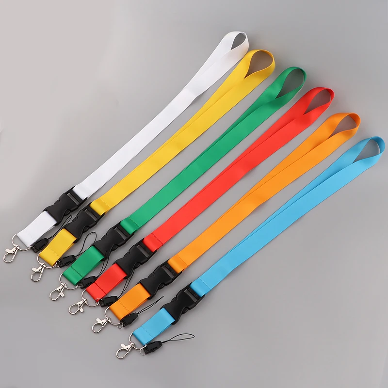 Factory customization LOGO cell Phone Lanyard Neck polyester/nylon Lanyards for Keys ID Card Employee Card Badge Holder Straps Camera Rope