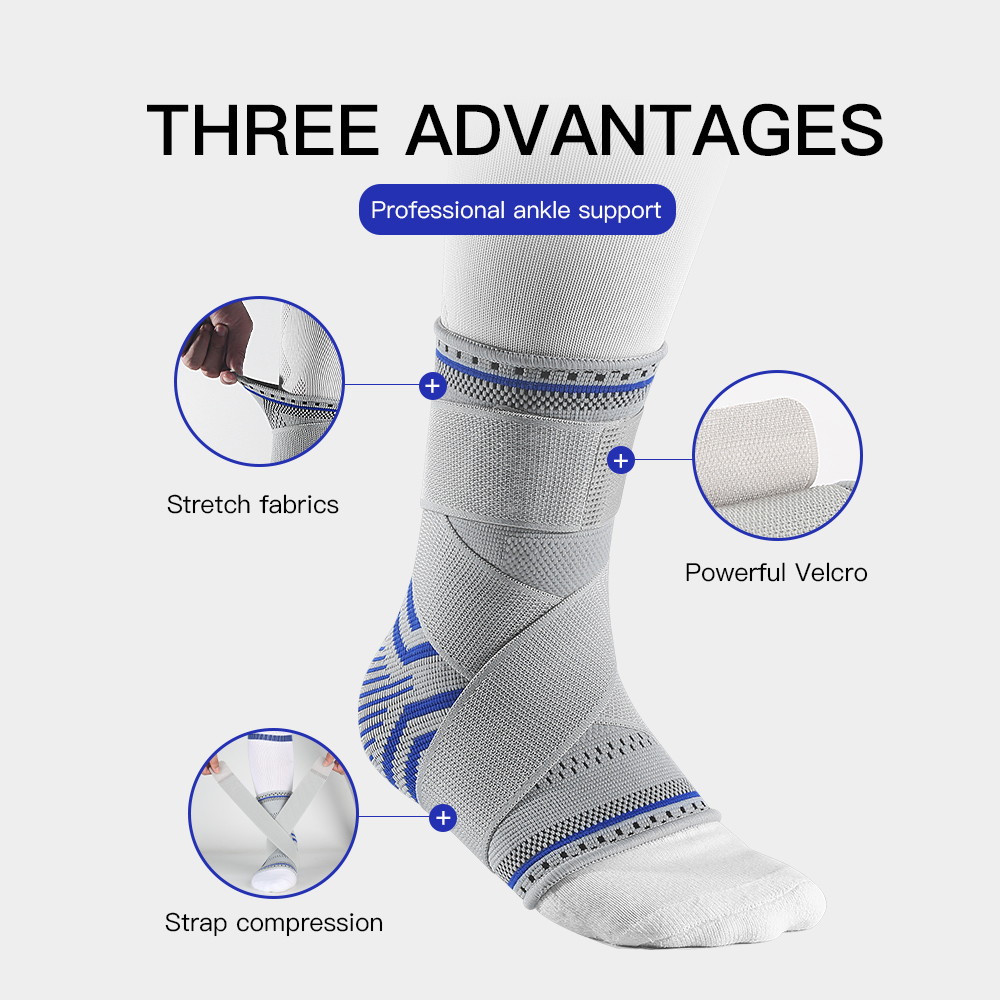 Ankle Support 1/2 Pcs Compression Sleeve Breathable For Recovery Joint Pain Basket Foot Sports Socks Tobillera