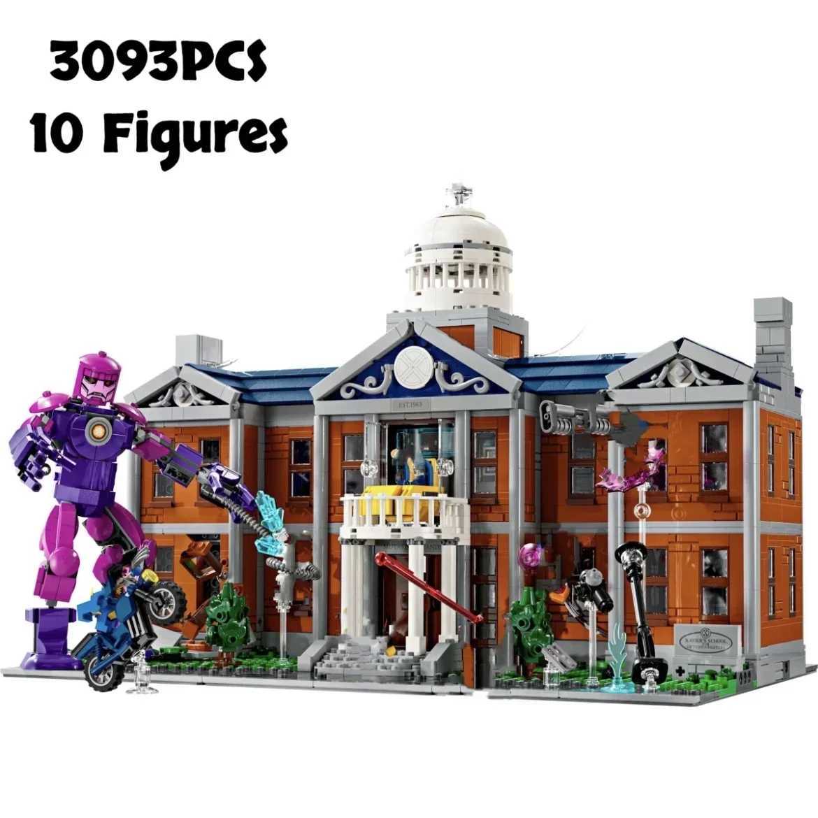 Blocks 3093Pcs New 76294 X Mansion Modular Model Building Blocks City Architecture Streetview Set Bricks Toys for Adult Christmas Gifts S2412211