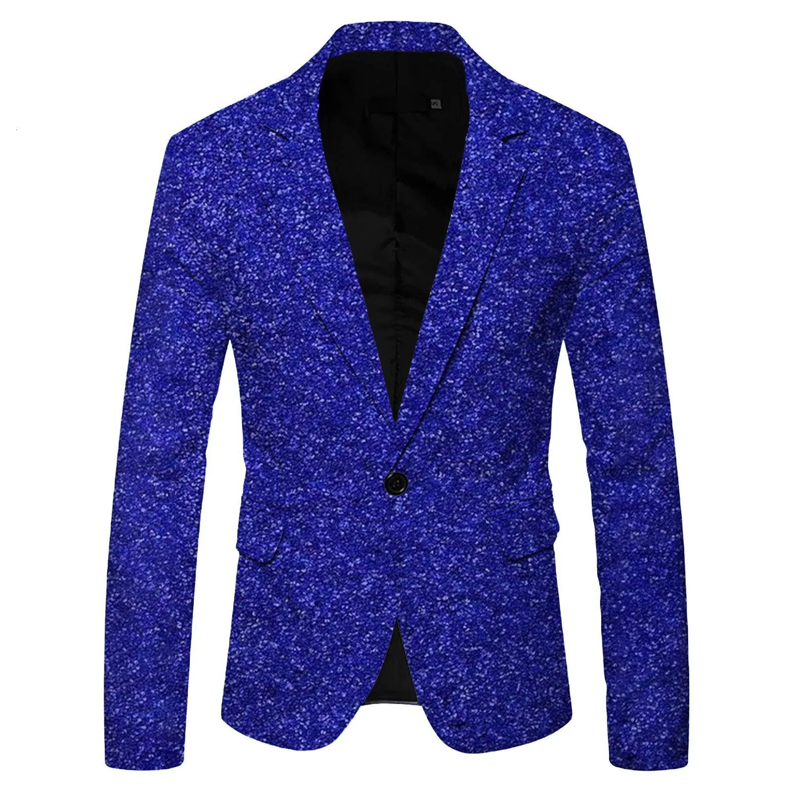 Shiny Gold Sequin Glitter Embellished Blazer Jacket Men Nightclub Prom Suit Costume Homme Stage Clothes For Singers 241218
