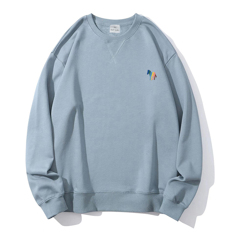 Autumn/Winter O-Neck Embroidery Cotton Casual High Quality Hoodie Women Sweatshirts Long Sleeve Men Tracksuit Clothing Tops