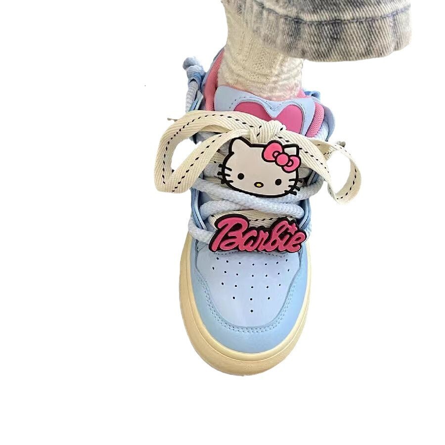 Autumn hot selling original soft girl cute big head bread shoes children's thick sole 2024 new versatile casual board shoes trend