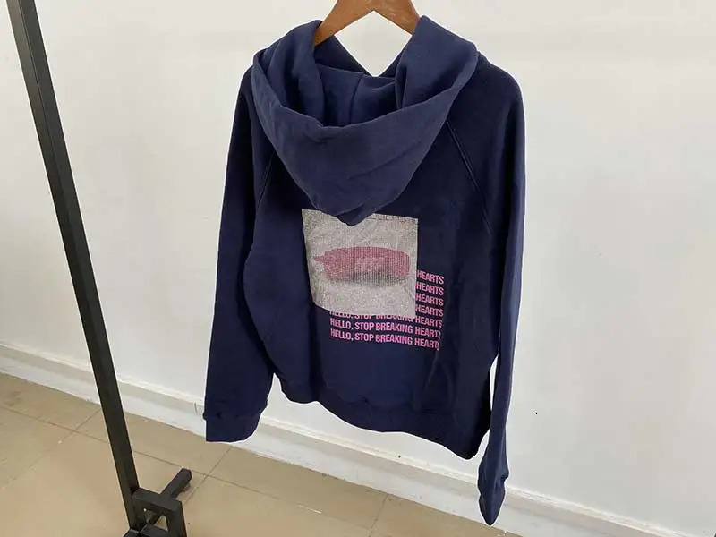 Sweatshirt Photoprint Strass Embellished Cotton Long Sleeve Hooded Sweatshirt Hoodie New Winter Clothes Women