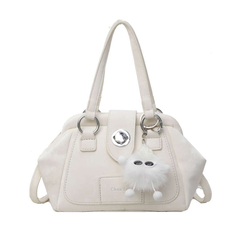 Small niche design shoulder solid color crossbody bag, women's spring new fashion handbag, texture