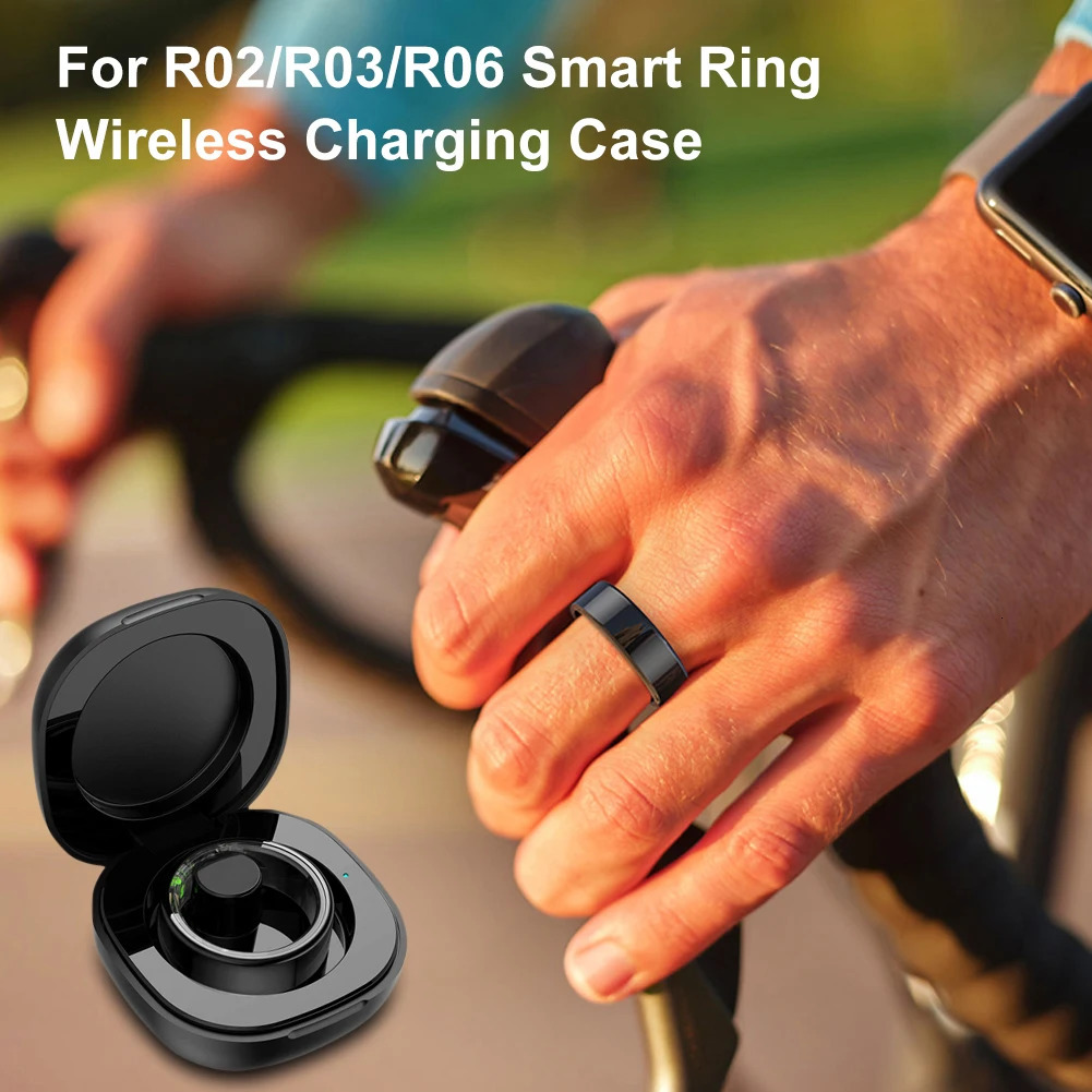 Charger Case 200mAh Type-C Port Wireless Charging Case Replacement Charger Case Cradle Dock Station for JR02 R03 R06 Smart Ring 241220