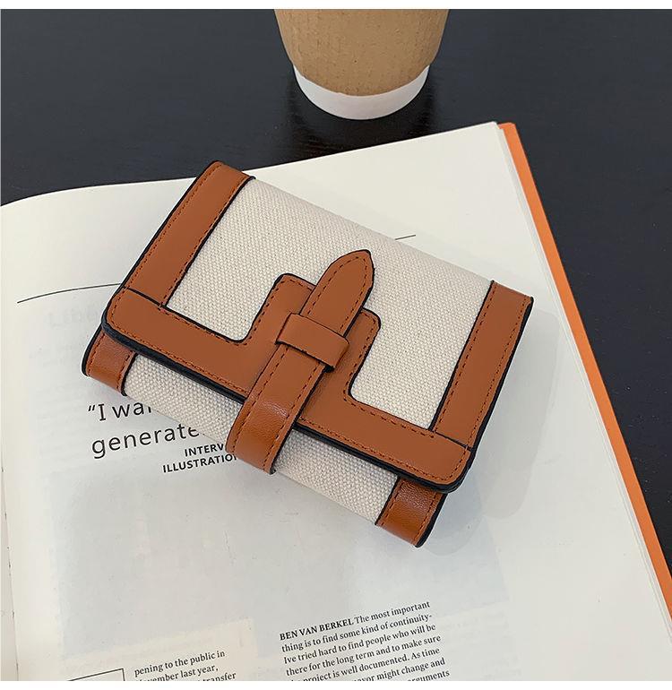 Free shipping 2025 designer Wallets Card square bag wallet canvas Multiple card slots large capacity handbag