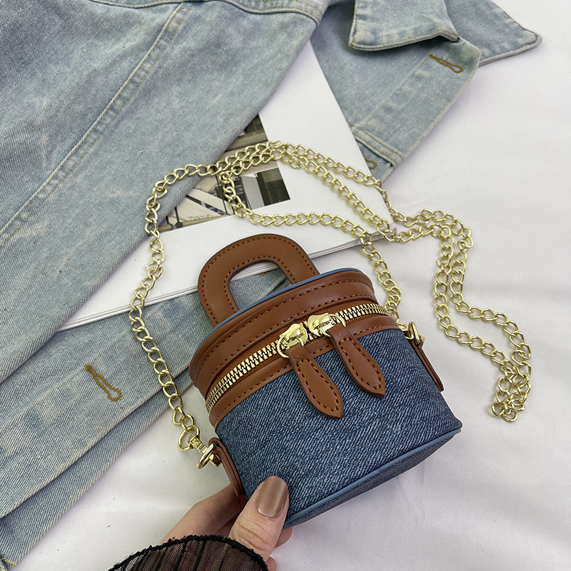 Free shipping 2025 new Single Shoulder Bag Fashion womens Mini bucket crossbody bag with loose change