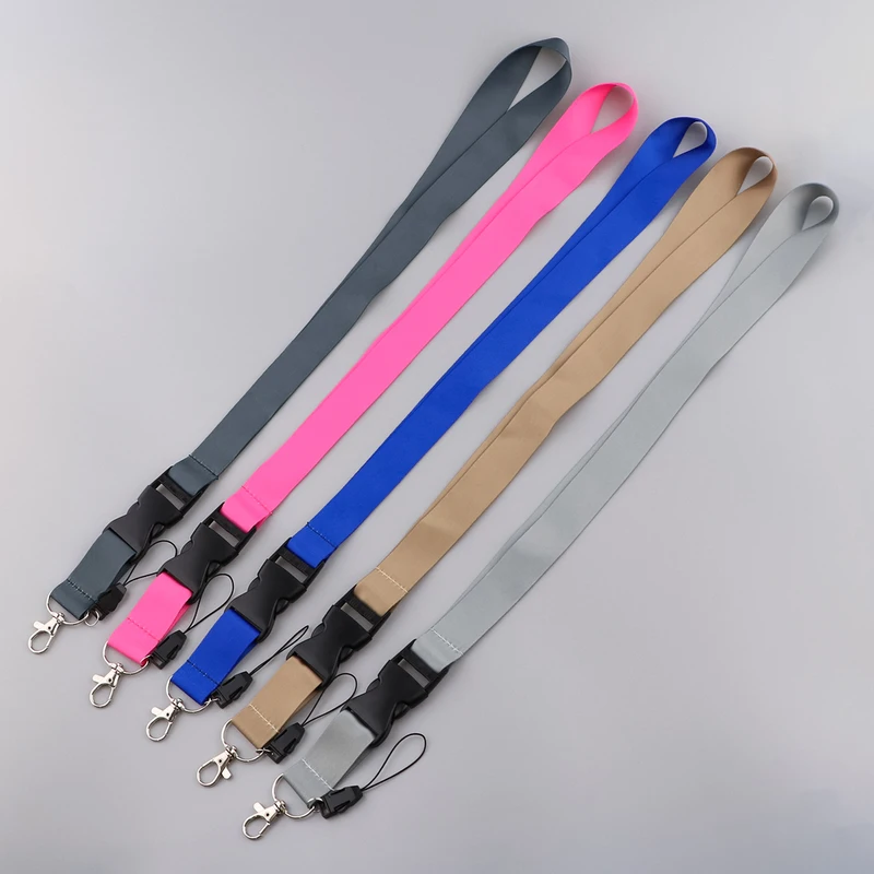 Factory customization LOGO cell Phone Lanyard Neck polyester/nylon Lanyards for Keys ID Card Employee Card Badge Holder Straps Camera Rope